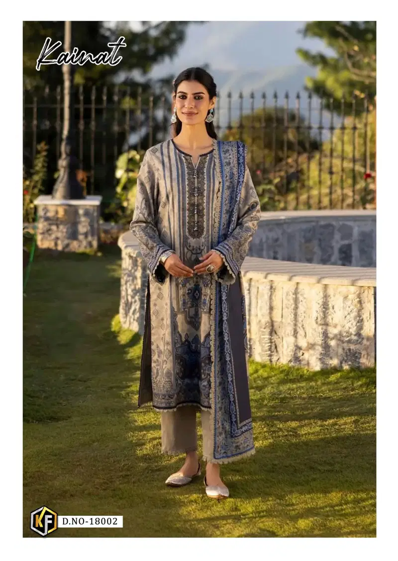 Kainat Vol 18 By Keval Fab Heavy Luxury Lawn Cotton Dress Material Orders In India